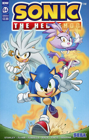 Sonic The Hedgehog Vol 3 #64 (Cover B)