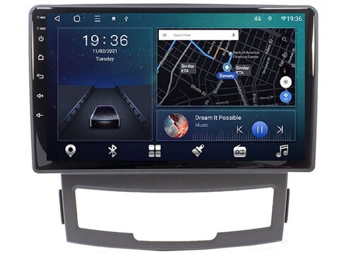 Магнитола SsangYong Actyon (2011-2013) Android 11 3/32GB QLED DSP 4G модель SY-015TS18
