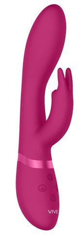 Розовый вибромассажер-кролик Zosia - 21,3 см. - Shots Media BV Vive VIVE016PNK