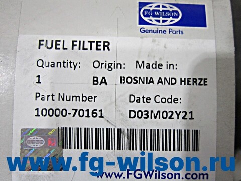 Фильтр топливный / FUEL FILTER АРТ: 10000-70161