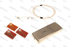 Пост вызывной двухкнопочный "Стрелка", "EKS-42", белая подсветка, ПЛВ55И-Н1Т1200ЩУ3, 0601Щ.12.02.200А-11