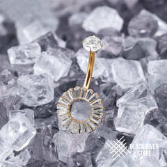 Банан Omega Crystal PVD Yellow