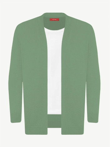 Кардиган с планкой из мягкой шерсти