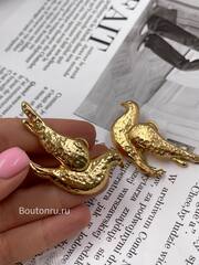 Серьги Скиап. Золотистые 