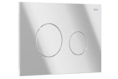 Скоро на складе! Панель двойного смыва RIVO Touch neo Белый глянцевый (glossy WHITE)