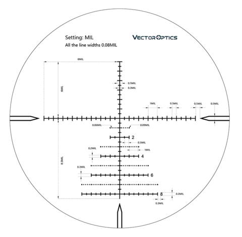 VECTOR OPTICS MARKSMAN 4-16X44 FFP