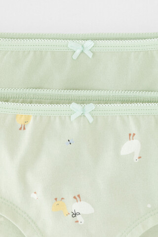 трусы/ уп  для девочки  К 1964-3уп/сахар,морская пена,гусята