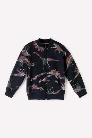 жакет  для мальчика  КР 301856/черный,динозавры
