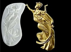 Силиконовый молд № 0350 левый