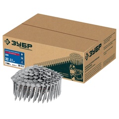 ЗУБР CRN 32 х 3.1 мм, барабанные гвозди кровельные оцинкованные, 7200 шт (305385-32)