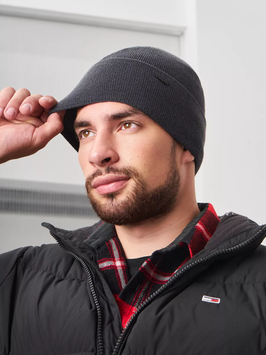 Шапка бини зимняя весенняя с флисом