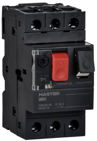 Пускатель ПРК32-18 In=18А Ir=13-18А Ue 660В MASTER IEK
