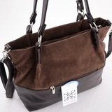 Сумка Саломея 185 эко-замша шоколад