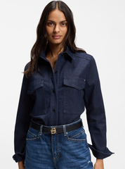 Рубашка джинсовая женская BOSS ALOSYNE