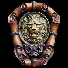 Силиконовый молд Геральдика Лев