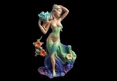 Силиконовый молд Богиня весны, цветов и юности