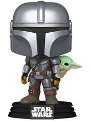 Funko POP! Star Wars: Mandalorian with Grogu (On Back) (818)