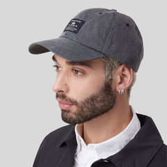Бейсболка Alpha Industries Battlewash Cap Black (Черная)