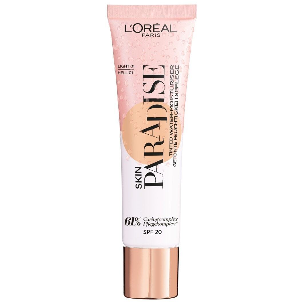 Лореаль тинт. Тональные кремы лореаль Skin Paradise. L'Oreal Skin Paradise крем для лица. Skin Paradise l'Oreal Fair 02 Hell 02. L'Oréal Paris тонирующий флюид "Skin Paradise".