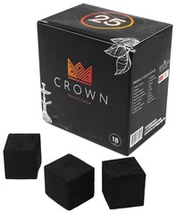 Уголь Crown 18 шт 25 мм
