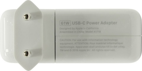 Оригинальный блок питания Apple 61W USB-C Power Adapter MNF72Z/A (A1718)