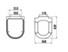 Creavit KC0303.01.0800E CREAVIT Крышка дюропласт с микролифтом КАПУЧИНО KC3631CCM