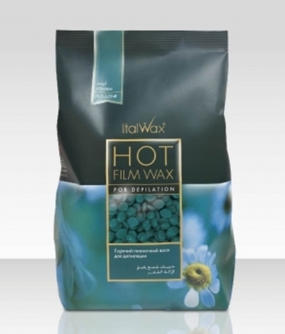 Воск горячий (пленочный)  ITALWAX Азулен гранулы 1 кг