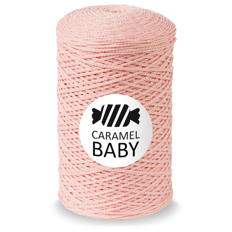 Шнур для вязания Caramel Baby 500 м нежное суфле 7662