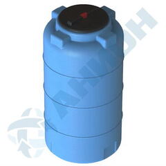 Емкость Анион цилиндрическая с дыхательным клапаном 560 л. вертикальная (750x750x1495см;синий) - арт.559382