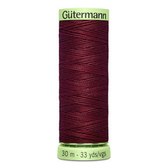 Нить Top Stitch 30/30 м для декоративной отстрочки, Gutermann, 369 винный