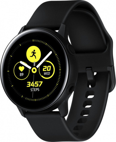Умные часы Samsung Galaxy Watch Active 42мм (черный сатин)
