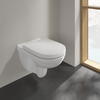 Villeroy&Boch 5660HRR1 5660 HRR1 O.NOVO Комбипак (5660R0R1 Унитаз 360х560, подвесной, DirectFlush + 9M38S101 Сиденье для унитаза, Quick Release, Soft Closing)