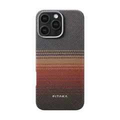 Чехол Pitaka Tactile Woven case для iPhone 16 Pro - Sunset (KI1601SU)