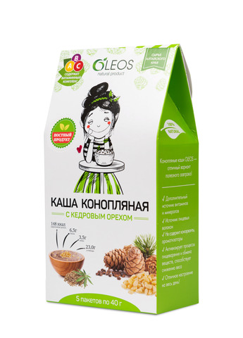 Каша конопляная с кедровым орехом Oleos