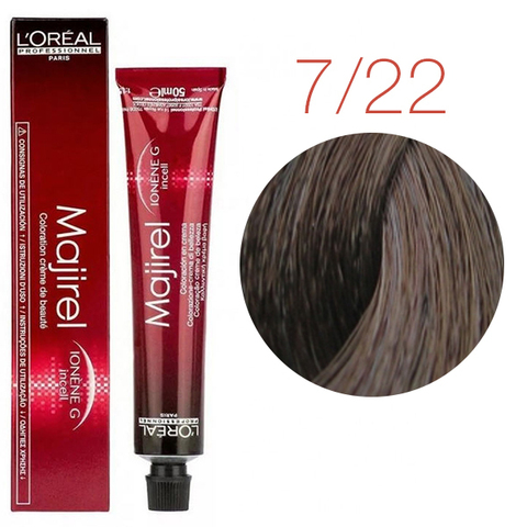 L'Oreal Professionnel Majirel 7.22 (Блондин глубокий перламутровый) - Краска для волос