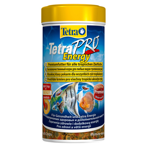 Tetra Pro Energy Crisps корм-чипсы для всех видов рыб для доп. энергии (250 мл)