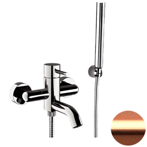 Remer X02RP Смеситель для ванны Remer X Style X02RP, медь брашированная