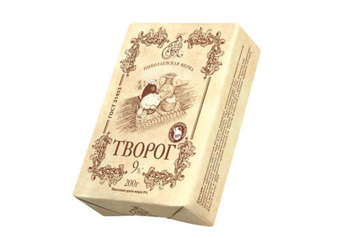 Творог 9% "Николаевская ферма", 200г