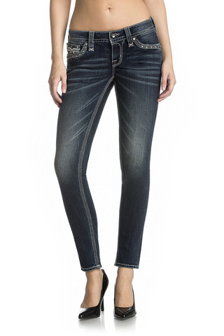 Rock Revival | Джинсы женские LEIKO S203 SKINNY JEAN RP2557S203 перед