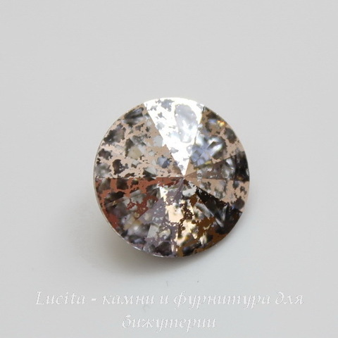 1122 Rivoli Ювелирные стразы Сваровски Crystal Rose Patina (12 мм) ()