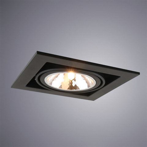 Встраиваемый светильник Arte Lamp Cardani semplice A5949PL-1BK