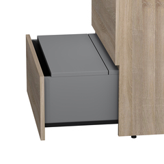 Тумба с раковиной напольная 60 см, 3 ящика, светлый дуб AM.PM Gem S - M91FSX0602OF