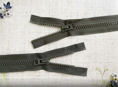 Молния трактор Т8, L 65 см, 2 бегунка, хаки