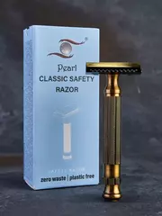 Станок для бритья Pearl L-55 Antique Brass (закрытая голова)