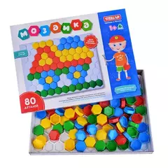 Мозаика для самых маленьких сферическая 80 деталей (крупная), 40 мм