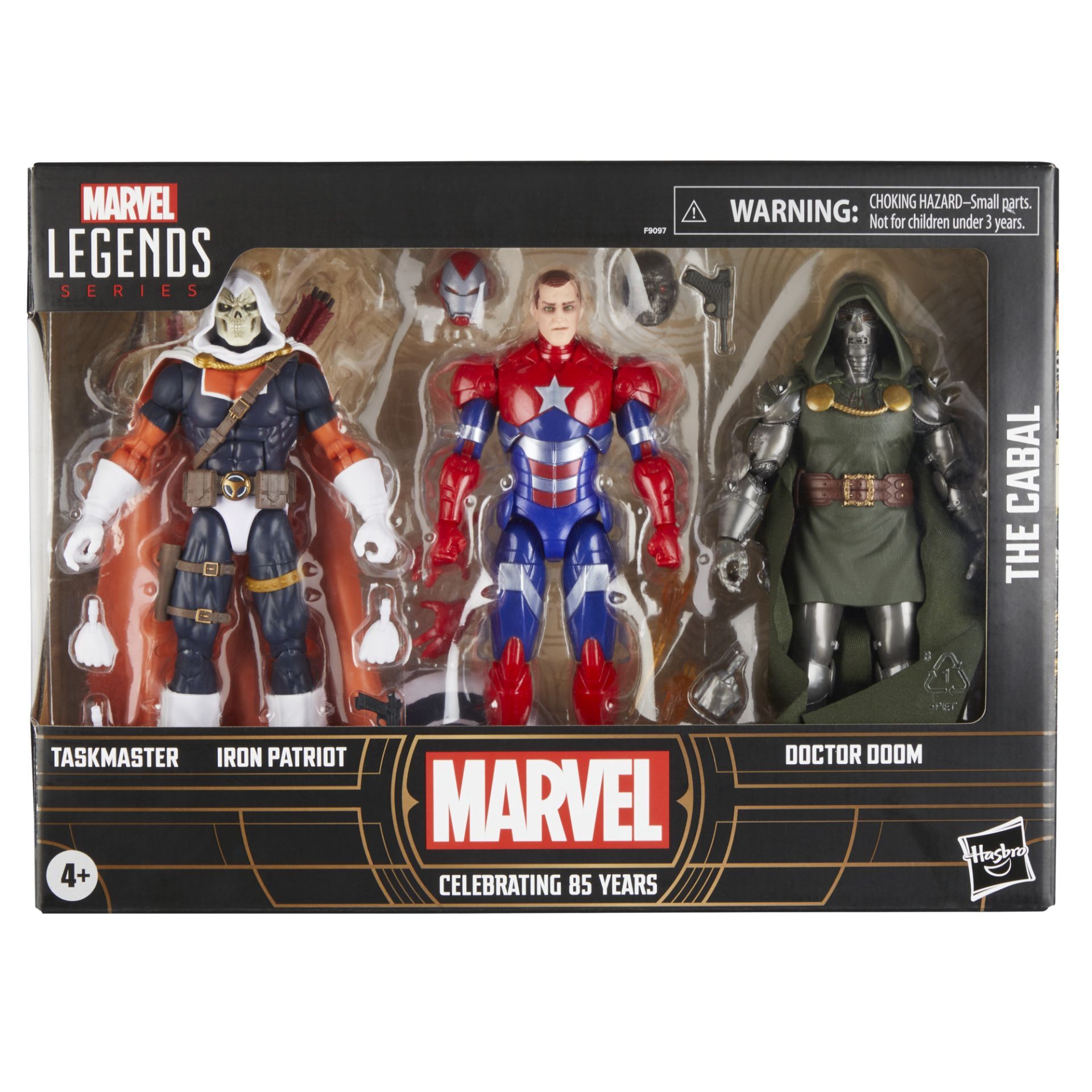 Hasbro Marvel Legends Series The Cabal Taskmaster Iron Patriot and Doctor Doom Marvel 85th Anniversary Comics 14 490 14 490