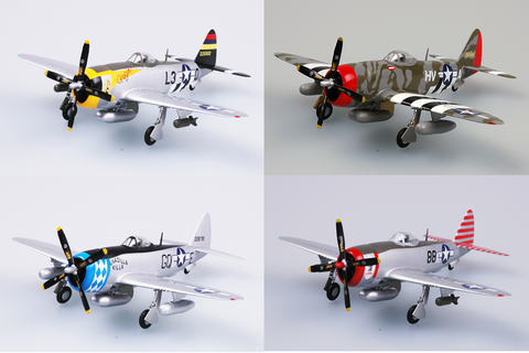 Модель Американский Истребитель бомбардировщик P-47D Trunderbolt масштаб 1:72
