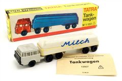 Tatra 813 tankwagen Milch 12507 VEB Modell-Konstrukt TT 1:120