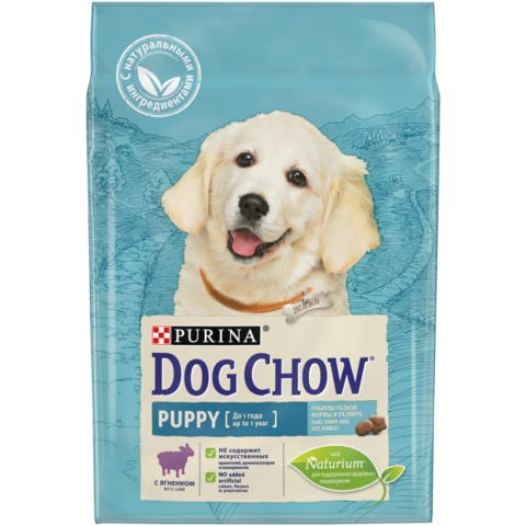 Purina Dog Chow сухой корм для щенков (ягненок) 2,5 кг