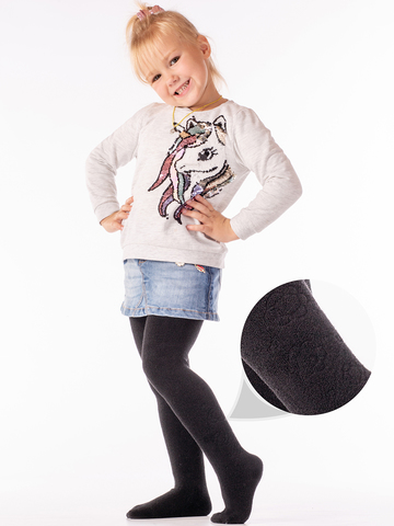 Детские махровые снаружи колготки W28.15N/996 Wola